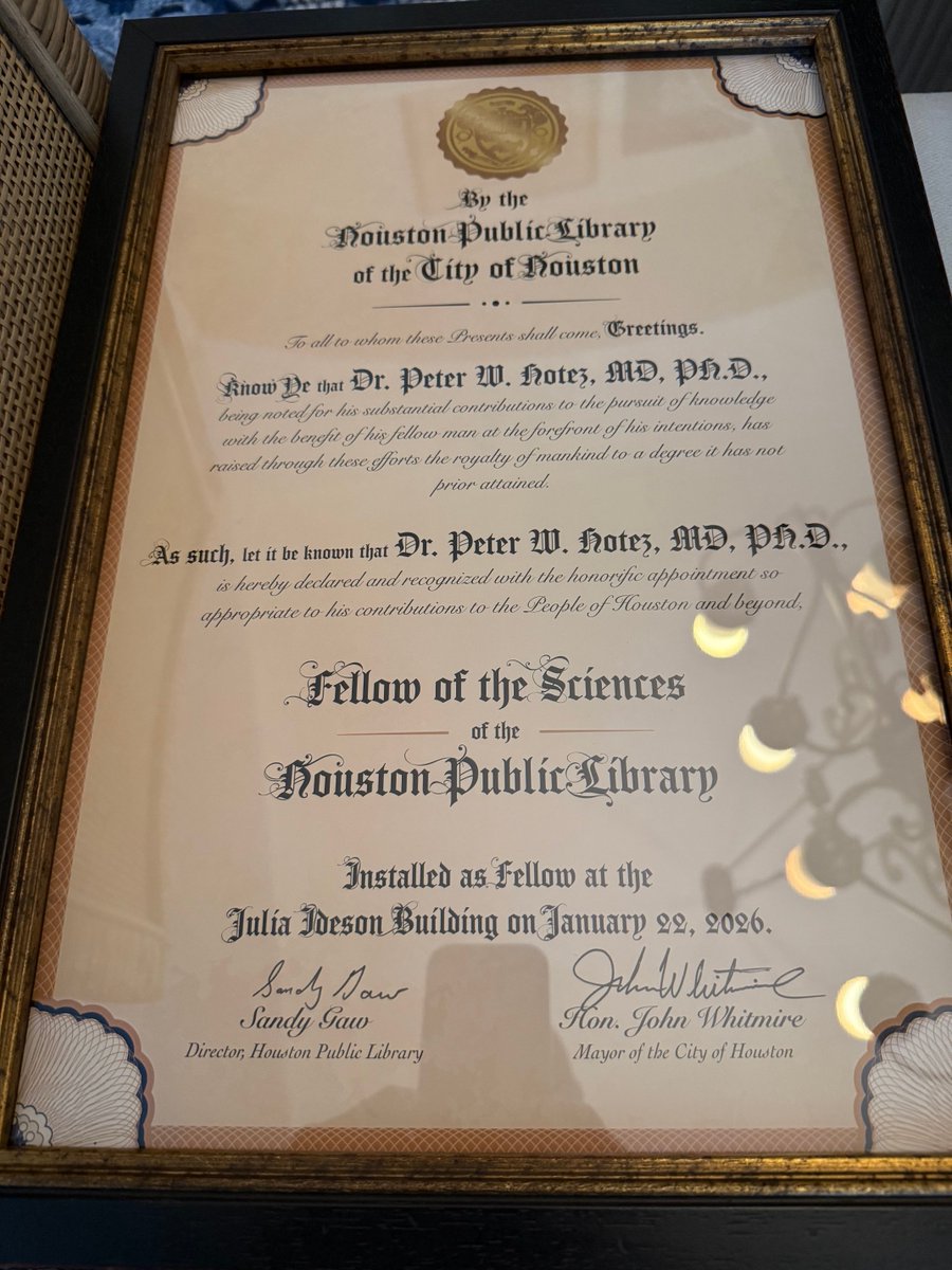 Prof Peter Hotez MD PhD DSc(hon) tweet media