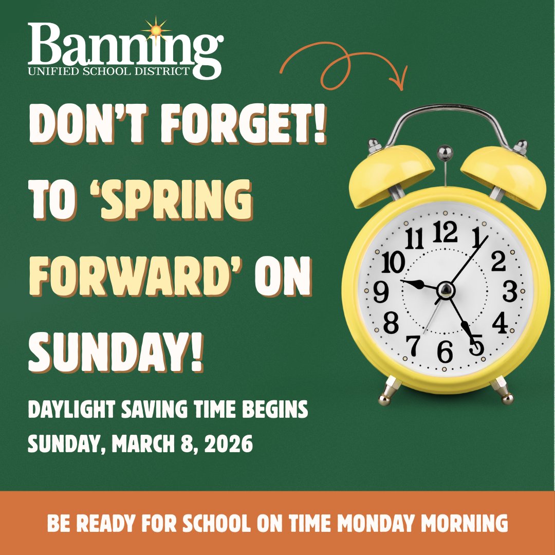 Banning Unified School District tweet media