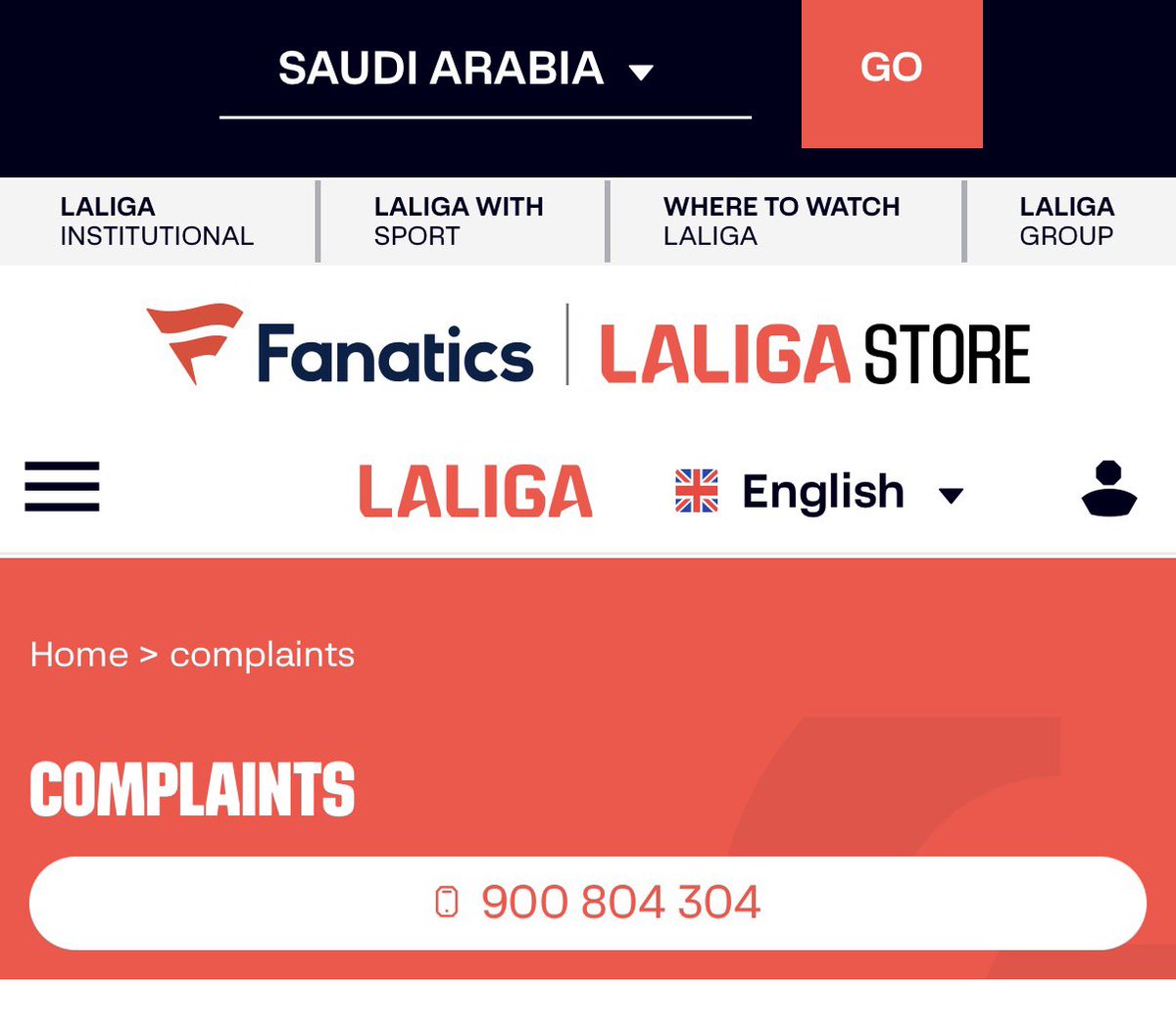 salmaniho's tweet photo. على الطاري ترى رقم شكاوي الليغا تغير وهذا هو الجديد

وصار عندهم رد عن طريق الـ AI بمجرد ماترسل تفاصيل الشكوى https://t.co/85kQzjqI7f