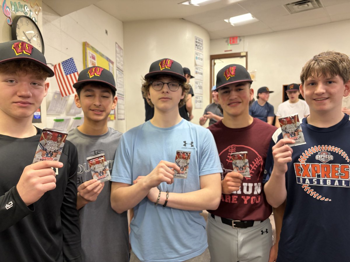 Team Hank wins MLB-Westmont Baseball Trivia yet again!! The man is a trivia legend. Way to go Hank Barrett, Ethan Kossak, Max Meza, Paul Papadopoulos, and Danny Eupierre. The won Baseball cards!!! Collect Baseball cards Dudes!!!
