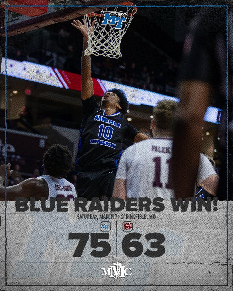 Middle Tennessee Men's Basketball tweet media