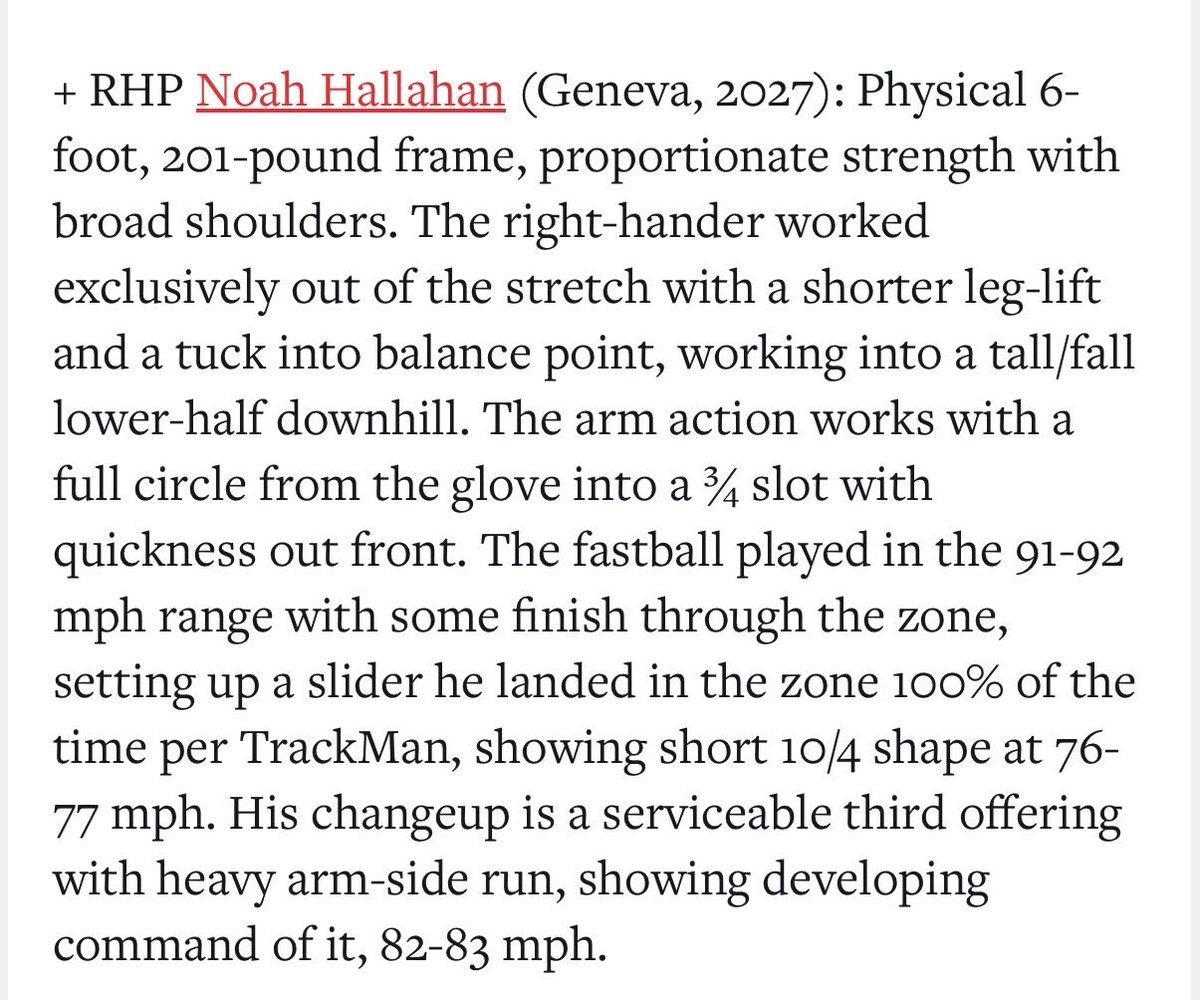 NoahHallahan2027⚾️ tweet media