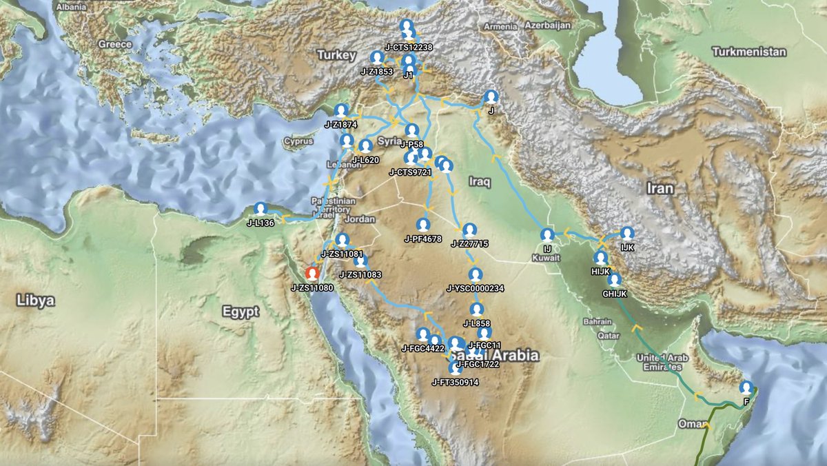 EgyptYDNA's tweet photo. 🇪🇬 ثلاث عينات مصرية من Y-DNA — J-ZS11080 (J-Y162969)
تكوّن: ~1350 سنة قبل الحاضر | السلف المشترك الأقرب (TMRCA): ~750 سنة قبل الحاضر
🧬 تفاصيل العينات
العينة 1
رقم العينة في FTDNA: IN135232
الاسم: Ibrahim El Tantawi
الدولة: مصر
السلالة الأبوية: J-ZS11080
ويُشار إليها في YFull باسم J-Y162969
الاختبار: Big Y-700
روابط Y-DNA
https://t.co/ZrLRlSgeFm
https://t.co/hWCiGHxbZV
مسار الطفرات (SNP Path)
M304>M267>CTS12238>Z2217>L620>PF4832>L136>Z1874>CTS9721>PF4678>Z1865>Z1853>L862>PF4843>YSC0000235>PF4638>Z27715>YSC0000234>L858>FGC11>FGC7638>FGC1722>FGC1720>FGC1723>FGC1695>FGC4415>FGC4422>FT350914>ZS11083>ZS11081>ZS11080
العينة 2
معرّف YFull: YF115674
الدولة: مصر
المنطقة: Ash Sharqīyah
السلالة الأبوية: J-ZS11080
ويُشار إليها في YFull باسم J-Y162969
السلالة الأمومية: N1a3a3
الاختبار: YSEQ
روابط Y-DNA
https://t.co/ZrLRlSgeFm
https://t.co/hWCiGHxbZV
روابط mtDNA
https://t.co/i4ygQ2dqJZ
https://t.co/dXdA5qK3C3
مسار الطفرات (SNP Path)
M304>M267>CTS12238>Z2217>L620>PF4832>L136>Z1874>CTS9721>PF4678>Z1865>Z1853>L862>PF4843>YSC0000235>PF4638>Z27715>YSC0000234>L858>FGC11>FGC7638>FGC1722>FGC1720>FGC1723>FGC1695>FGC4415>FGC4422>FT350914>ZS11083>ZS11081>ZS11080
العينة 3
رقم العينة في FTDNA: BP20917
الاسم: Al Munsor Al Sakr
الدولة: مصر
المنطقة: Ash Sharqīyah
السلالة الأبوية: J-ZS11099
وهو فرع متفرع من ZS11080
تكوّن: ~750 سنة قبل الحاضر | TMRCA: ~425 سنة قبل الحاضر
الاختبار: Big Y-700
معرّف YFull: YF082233
روابط Y-DNA
https://t.co/UsXZtQufD1
https://t.co/Mf2ifVOdoh
مسار الطفرات (SNP Path)
M304>M267>CTS12238>Z2217>L620>PF4832>L136>Z1874>CTS9721>PF4678>Z1865>Z1853>L862>PF4843>YSC0000235>PF4638>Z27715>YSC0000234>L858>FGC11>FGC7638>FGC1722>FGC1720>FGC1723>FGC1695>FGC4415>FGC4422>FT350914>ZS11083>ZS11081>ZS11080>ZS11099
🗺 ملاحظة الخريطة
المسارات الظاهرة في الخرائط الجينية هي مسارات توضيحية تقريبية.
وهي تمثل بنية التفرعات الجينية ولا تعني بالضرورة مسارات هجرة تاريخية دقيقة.
تم نشر هذا المنشور بالتعاون مع مشروع Y-DNA السوري @DNASyria.
#ZS11080 #Y162969 #ZS11099 #FGC4422 #FGC1695 #M267 #PopulationGenetics #YDNA #FTDNA #YFull #Egypt #Sharqiyah