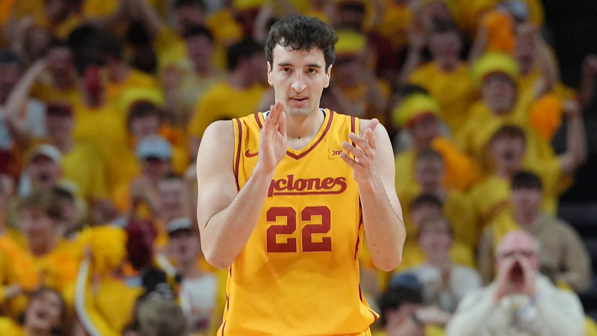 CyberTheCyFan's tweet photo. Milan Momcilovic ends his regular season for Iowa State shooting EXACTLY 50% from 3, going 114/228 from deep this season. One of the best shooting seasons in college basketball history! https://t.co/VTrsYe0mlz