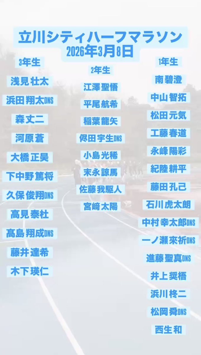 駿河台大学駅伝部 tweet media