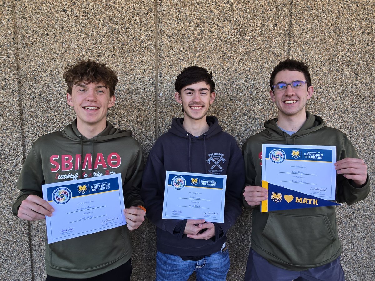 Scottsbluff Math Team tweet media