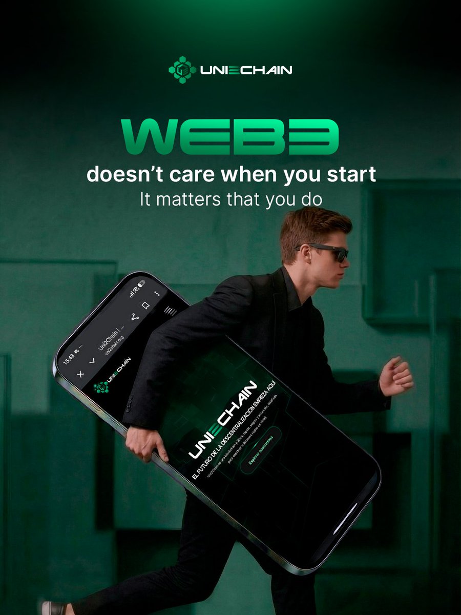 wer2chain's tweet photo. Web3 doesn’t care when you start. It only cares if you build.
#Web3 #Builders #Uni2Chain https://t.co/SYe4nahDkI