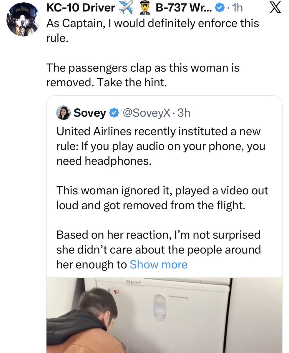 An opportunity to explain how passengers are removed from a flight, and ...