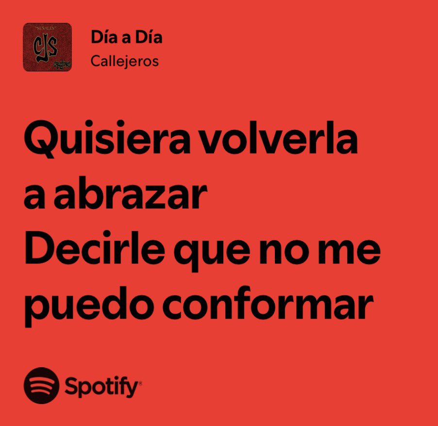 decirle que no me puedo conformar