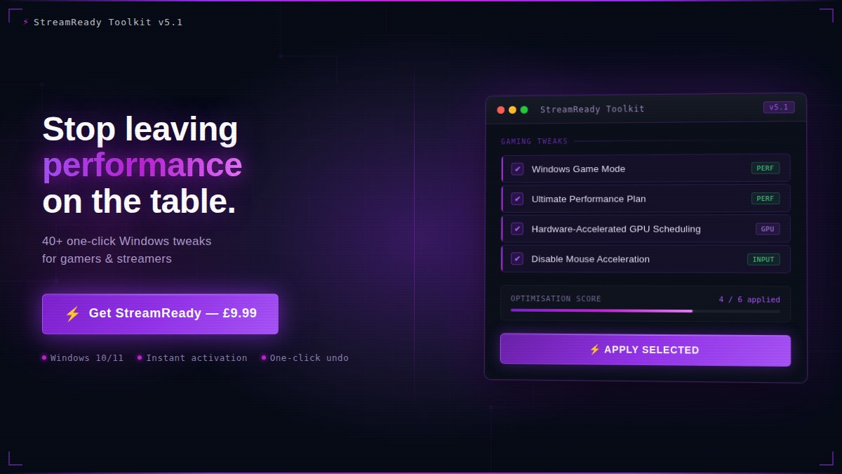 Stream Ready tweet media