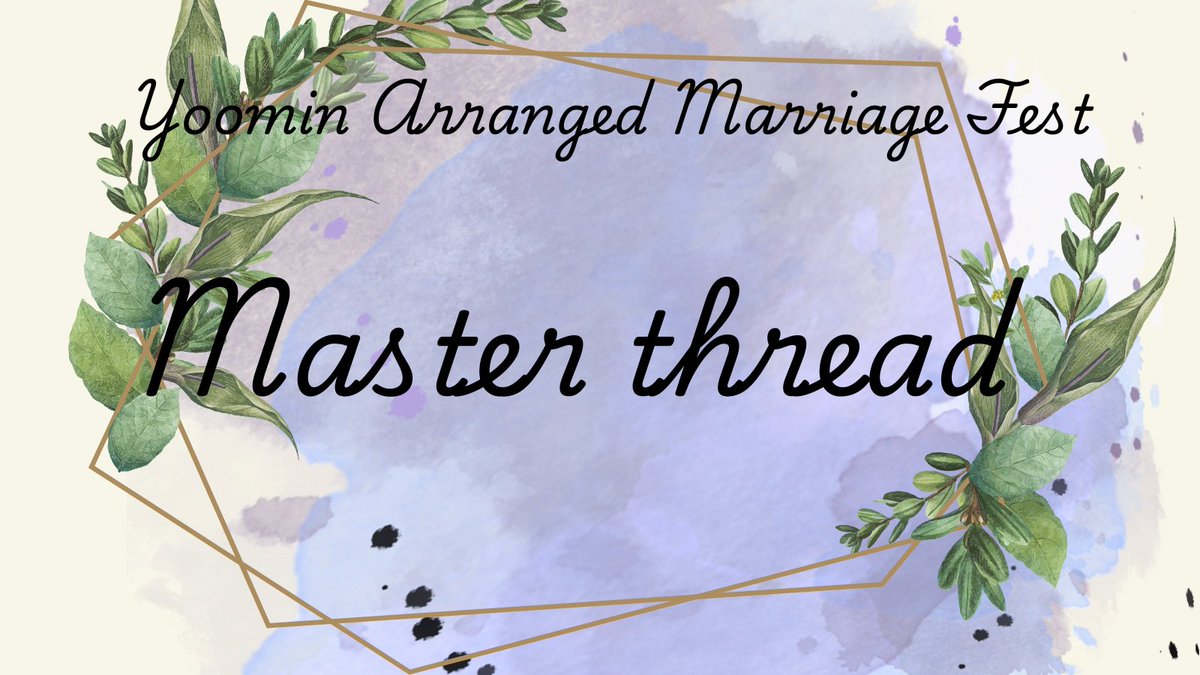 Yoonmin Arranged Marriage Fest. Writing S2 tweet media