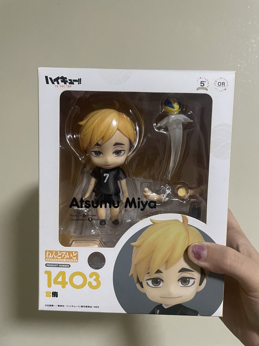 tsumusuko's tweet photo. Decluttering
WTS BIB Atsumu 1403 Nendoroid
- medj maalikabok but still has sealed parts
- complete parts, not loose
P1300
Payo pref / 1 week dp
loc: pasig
mod: lalamove / lbc only

wts wtb haikyuu haikyu ph miya inarizaki https://t.co/jVehnEJsg3