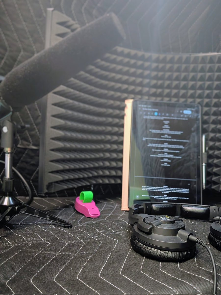 In the booth to record something today... 😃