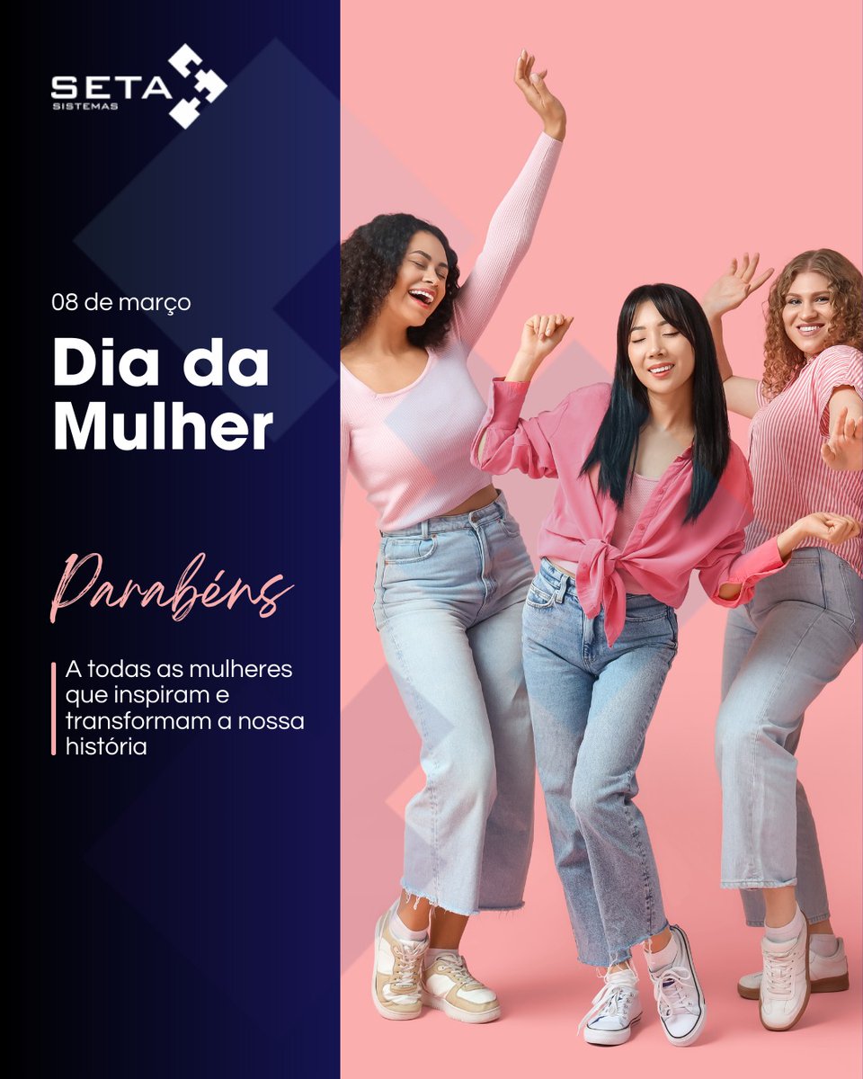 setasistemas's tweet photo. 🌷 Dia Internacional da Mulhe4

No dia 8 de março celebramos a força, a sensibilidade, a inteligência e a capacidade transformadora das mulheres que fazem o mundo avançar todos os dias.

Na Seta,  reconhecemos e valorizamos cada mulher que inspira, constrói e transforma histórias https://t.co/AmF5KLIm0C