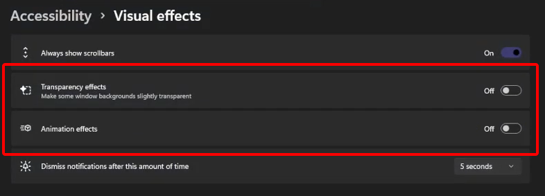 hypertune_'s tweet photo. 🚨 WINDOWS USERS 🚨

Boost your FPS by typing "Transparency Effects" in your search bar and Turning OFF Both "Animation Effects" and "Transparency Effects" 🙌 https://t.co/oj8QFZQiMc