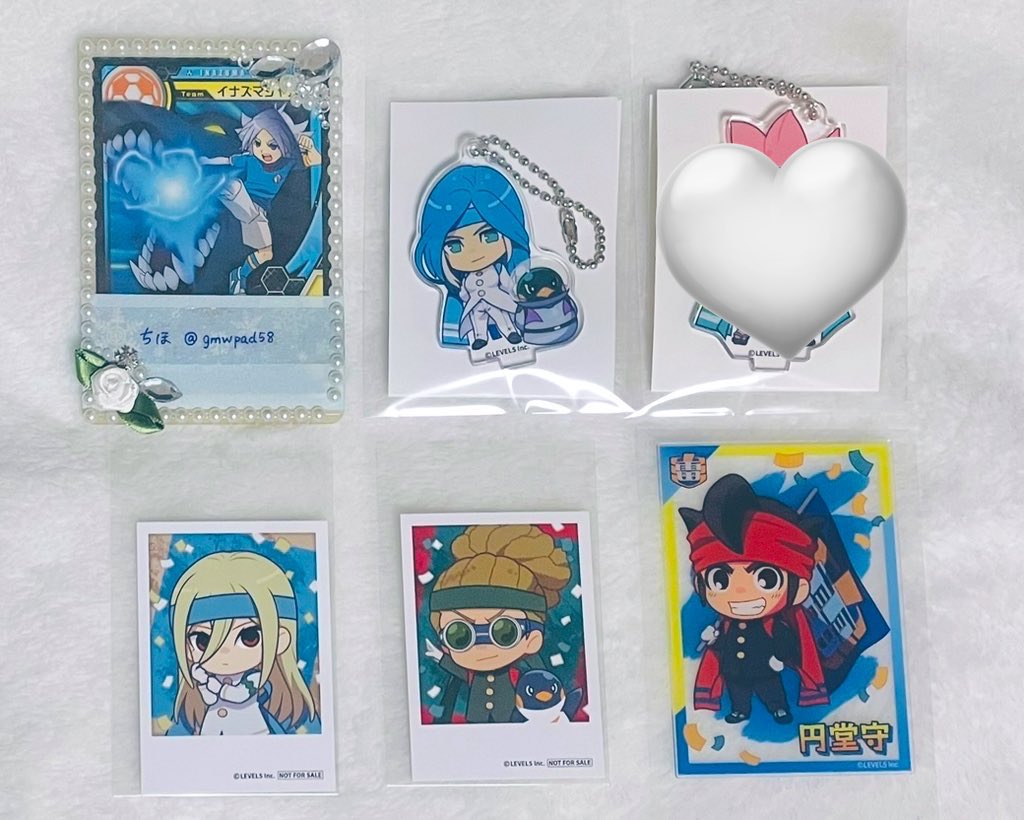 gmwpad58's tweet photo. 【交換】イナズマイレブン イナイレ 応援団

譲 ❅ アクリルスタンド：ウルビダ
　 ❅ アクリルカード：円堂
　 ❅ 特典：鬼道 ��フロディ

求 ❅ 同種 吹雪士郎

郵送交換のみ
検索からでもお声掛けくださいませ。 https://t.co/HjW1zgfWO2