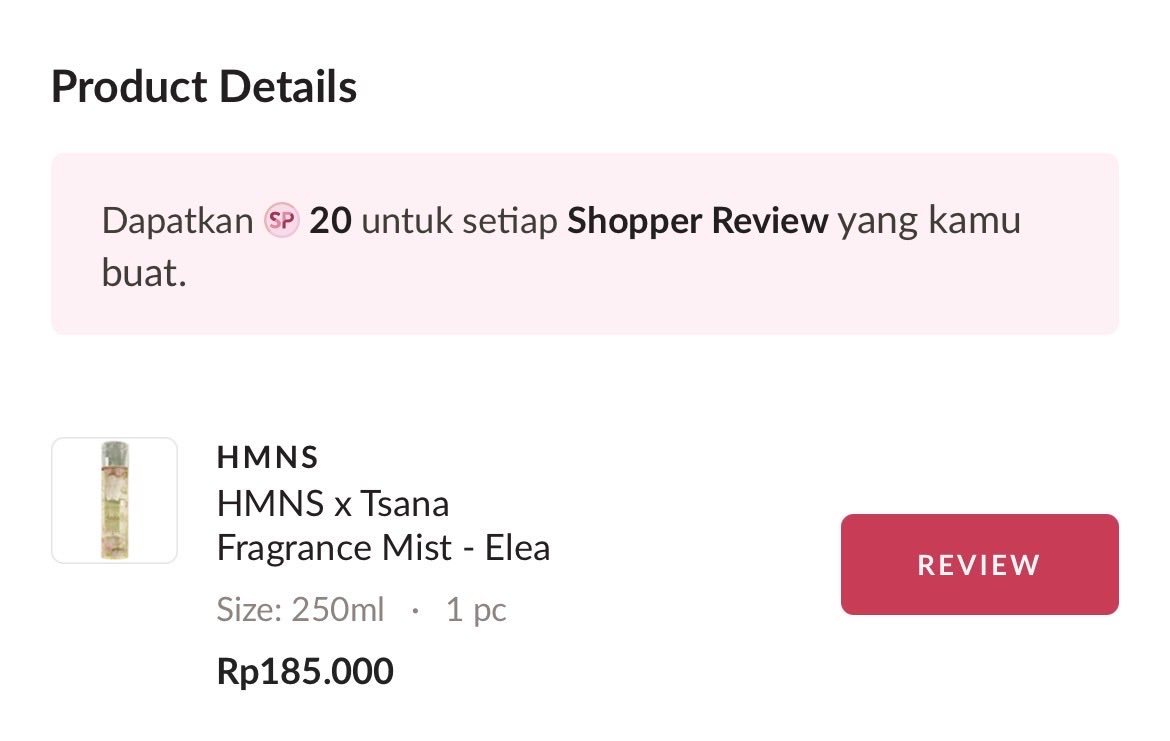 kittdzr's tweet photo. WTS HMNS ELEA 160k 
baru di semprot satu kali, FULL 99%
ori beli di sociolla ya
NO BOX
bisa COD sekitar Jakarta Selatan
#zonauangᅠ  #wts https://t.co/BTVA9bVVax