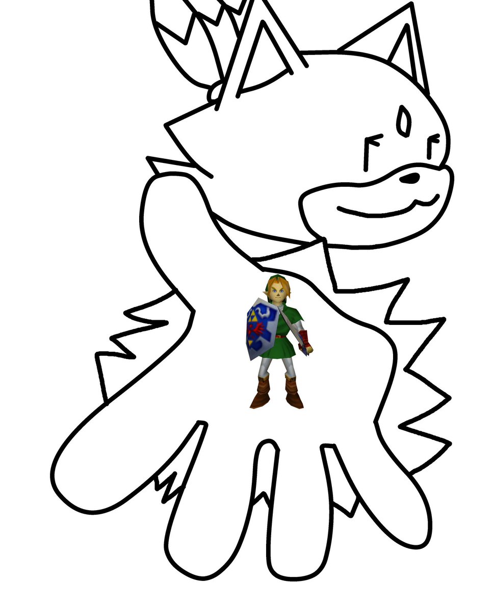 Blaze just has a six inch clone of Link she whips out of her pocket sometimes.