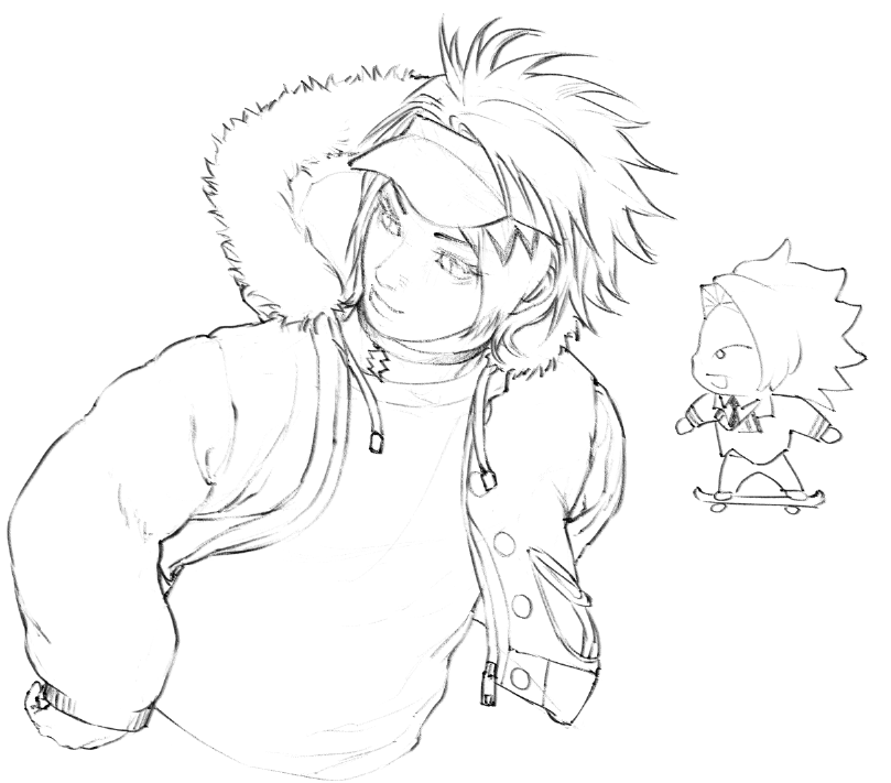 pocketraat's tweet photo. wadaheck thank u 🥺 using this as an excuse to draw him in fits i have saved for him im gonna render this eventually https://t.co/C1BwvEFmUc