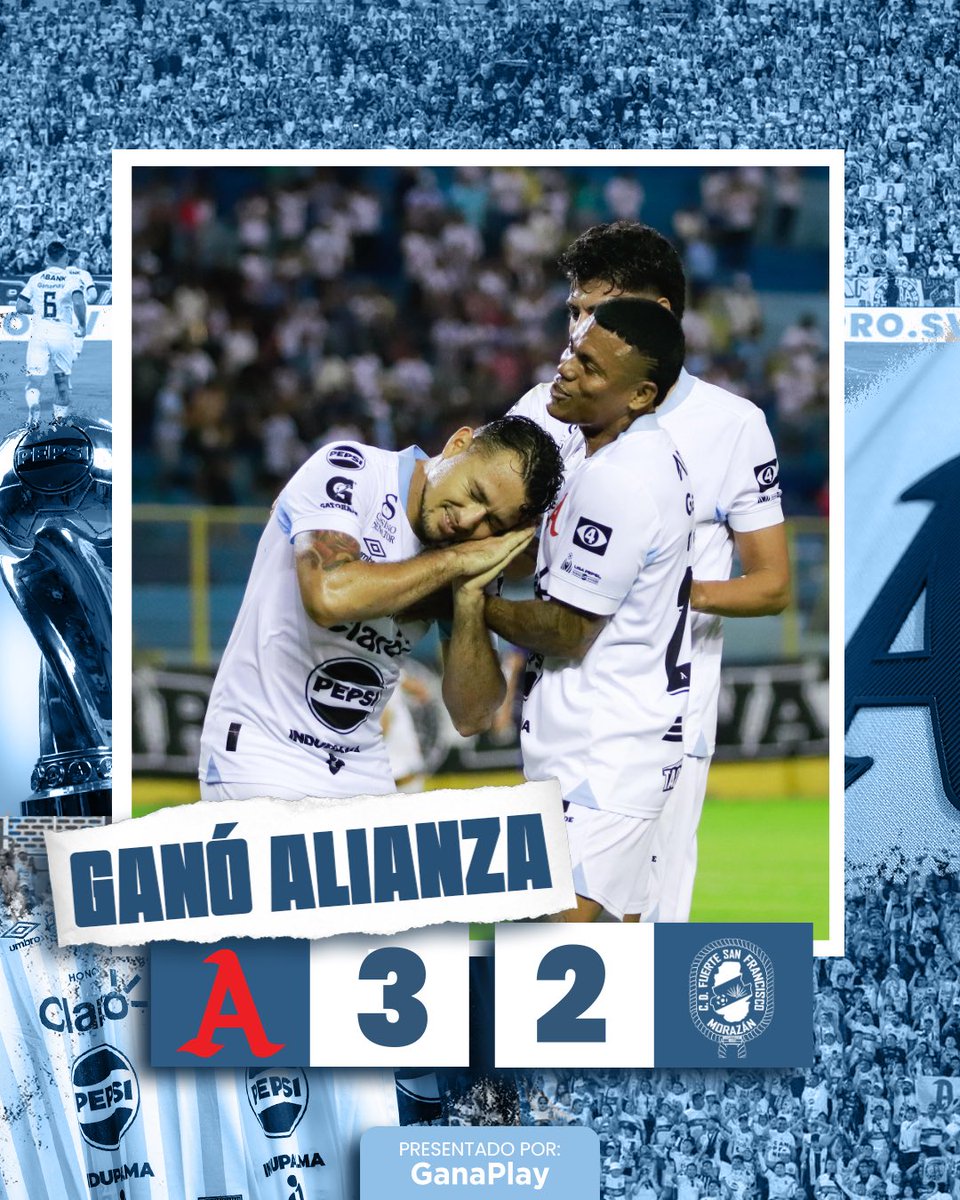 🏁| ¡𝗙𝗜𝗡𝗔𝗟 𝗗𝗘𝗟 𝗣𝗔𝗥𝗧𝗜𝗗𝗢! 🔚 
Tres puntos que se quedan en casa. 😮‍💨

#AlianzaFC 🅰️