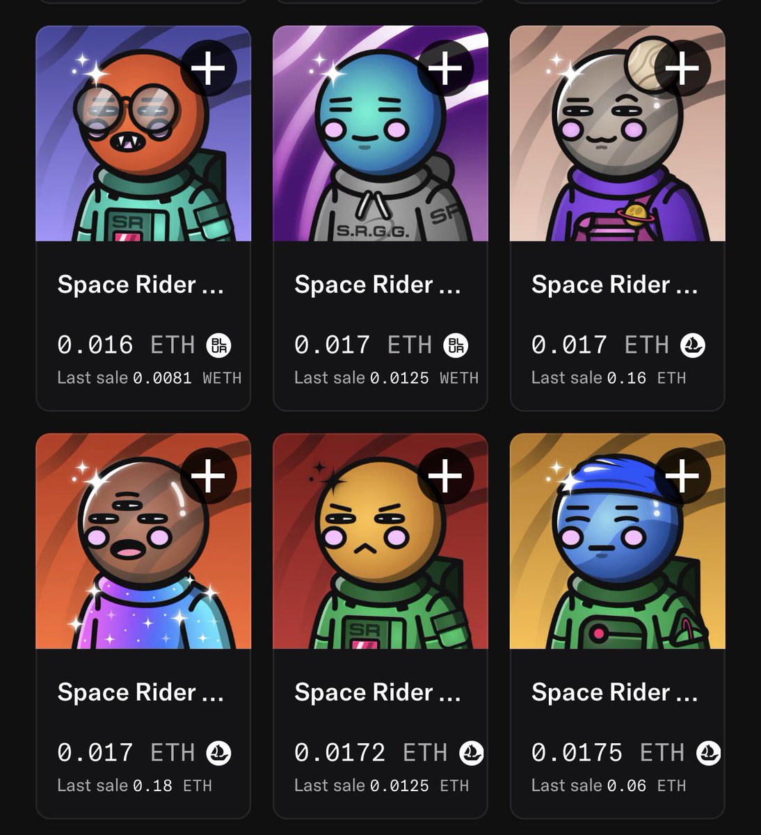 Some absolute steals near the floor🚨

Two <a href="/SpaceRidersXYZ/">Space Riders</a> transparent heads looking for a new home! 

These won’t last long! 👀

Who’s RIDING with us? 🚀🚀