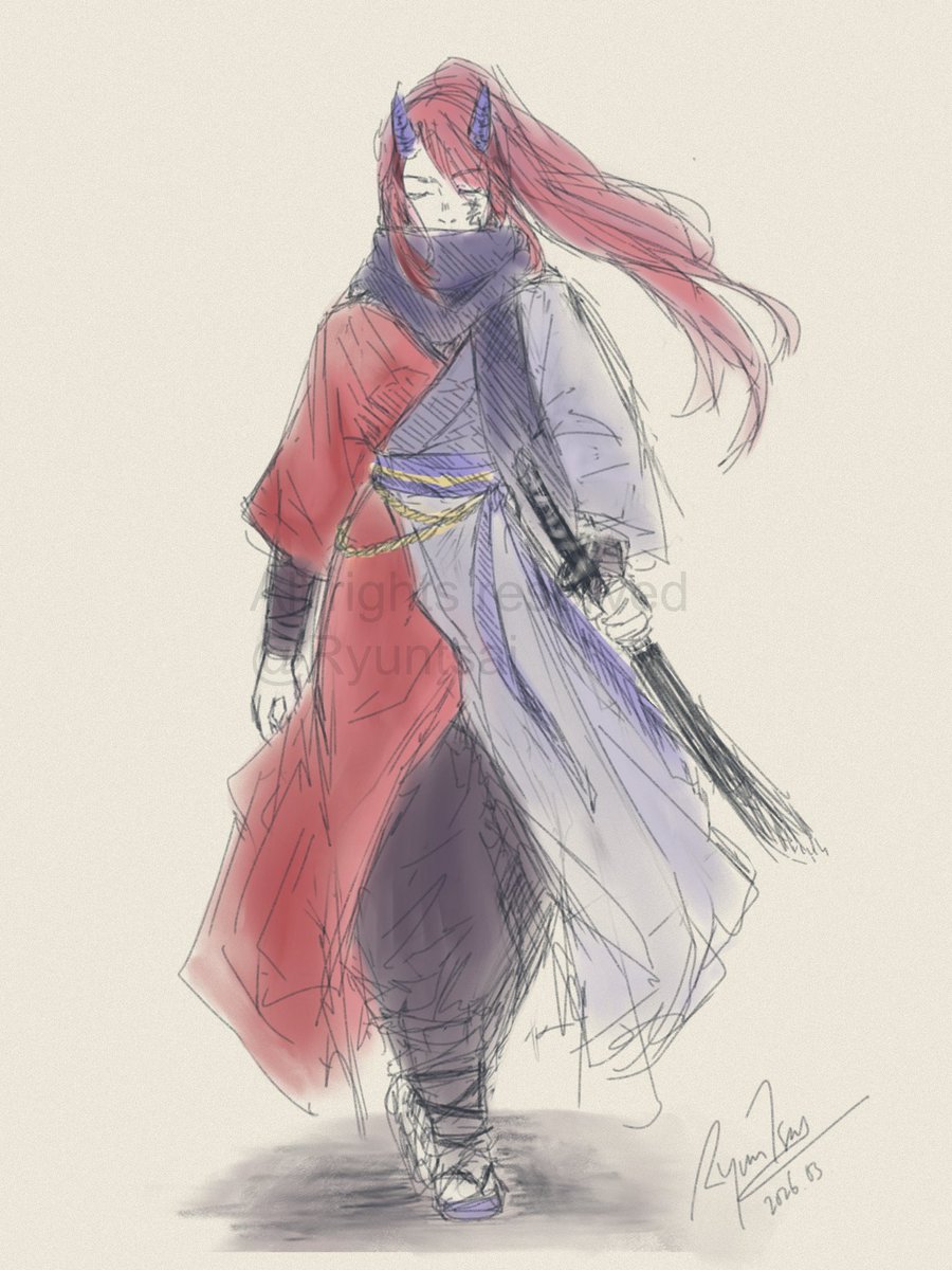 ryuntsai's tweet photo. Yura sketch :) https://t.co/NaJ8EVrSIF