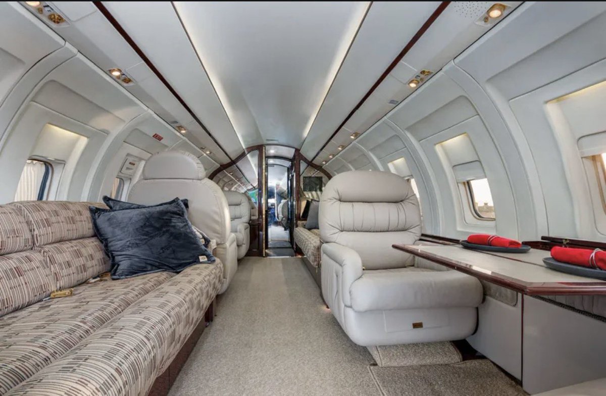 SOVKREIGN's tweet image. Charter the Bombardier Challenger 600 N777GA for a seamless transatlantic journey.
Available from Florida → London → New York City → San Francisco.
Experience ultimate privacy, comfort, and executive-class travel.
- #flyprivate   #jetprive 
- #businessjet #jet  #millionaire