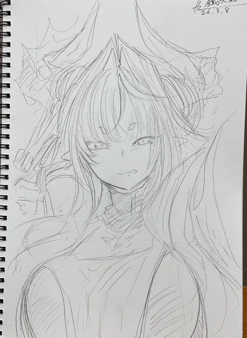 スケブ上がりました〜
イヴォンヌは初めて
#サンクリ
少ししたら受付再開できるかも 