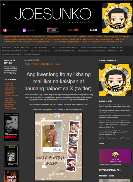 Joesunko (AUTHOR) tweet media