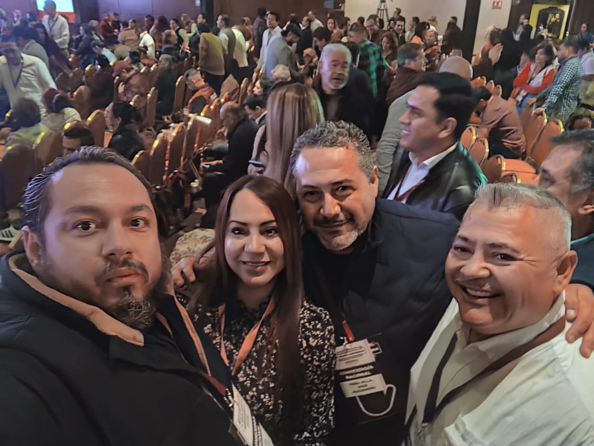 AndresBarbaM's tweet photo. Presente en el 7º Consejo Nacional de Morena, compartiendo este importante espacio con compañeras y compañeros del movimiento, así como con destacadas figuras nacionales.
Seguimos fortaleciendo la unidad, la organización y el compromiso con los principios de la #4T.
#Morena https://t.co/P225FFC4a4