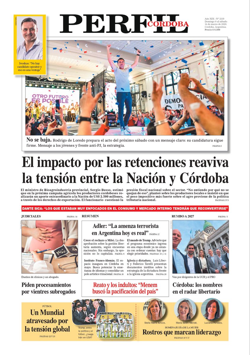 Perfil Córdoba tweet media