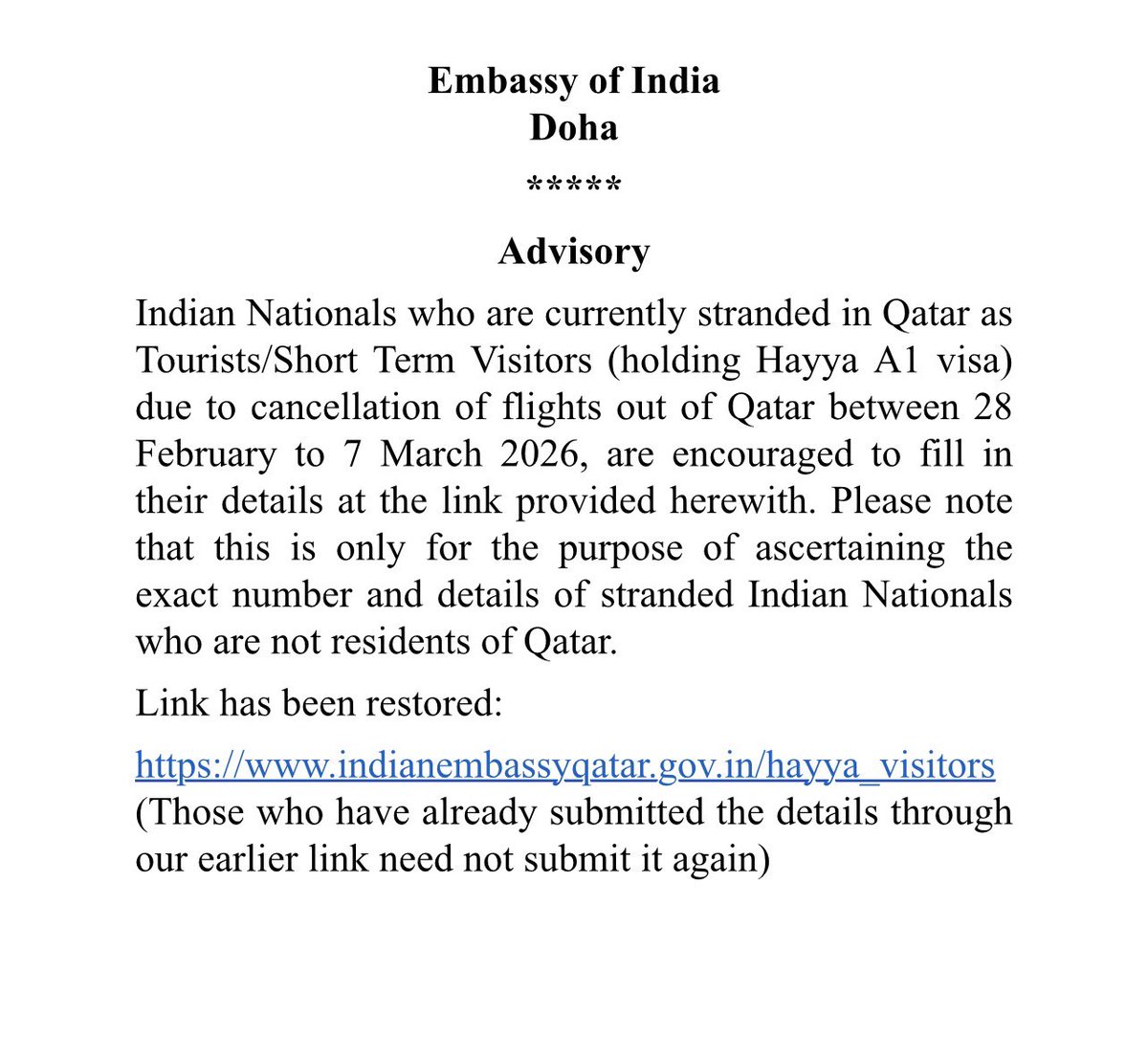 India in Qatar tweet media
