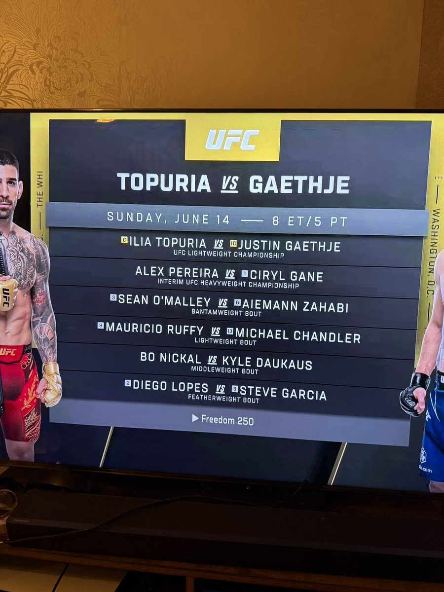 FernandesLuger's tweet photo. Let’s gooo #UFCWhiteHouse https://t.co/IN7KoRepnh