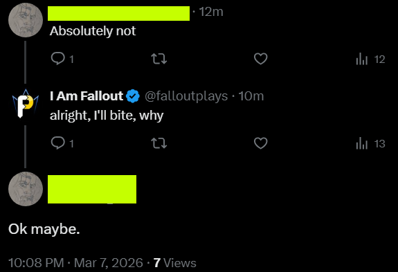 I Am Fallout tweet media