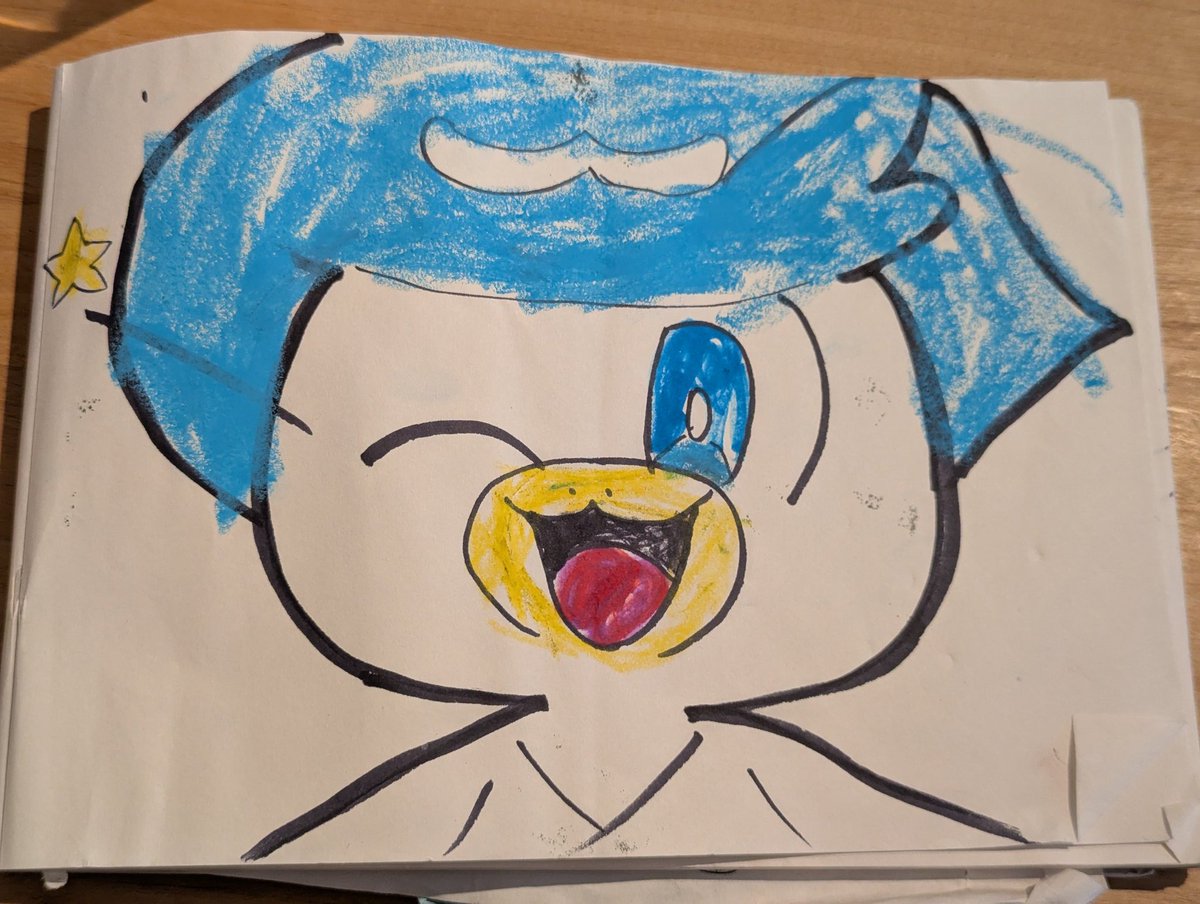 takepy000's tweet photo. 娘がポケモンキッズの曲にハマってるので塗り絵用の絵を仕込み中。
娘はピッピやけど、俺は掃除機にビビるニャオハが一番好き。 https://t.co/sMqz6axdF2