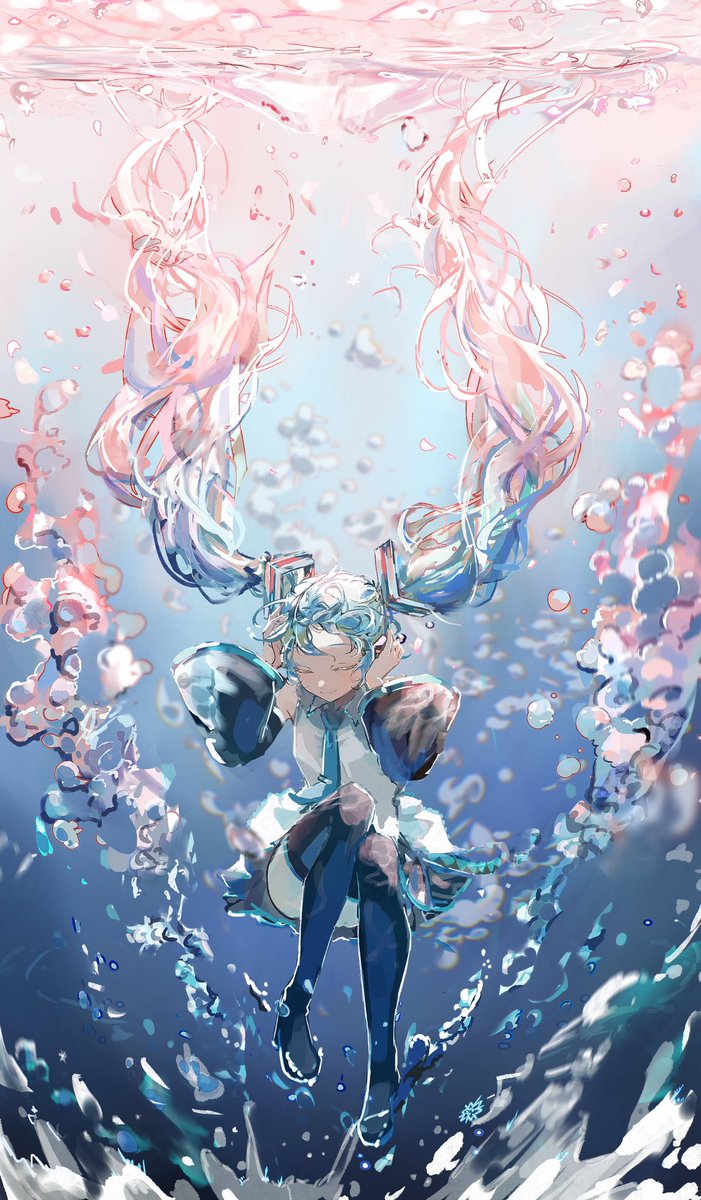 mochi_upamo's tweet photo. 一昨年のミクの日絵をあげておく https://t.co/QVCj3mGyUN