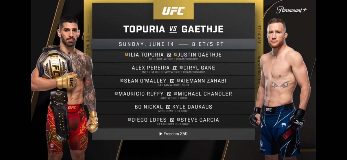 DotDavince's tweet photo. The biggest letdown of UFC history 
#UFCWhiteHouse https://t.co/7XzaH9r5wV