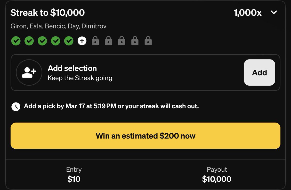 MallsLab's tweet photo. Cash Pick 5. Going for 7 today ..
https://t.co/KDDgznvCdY

#PrizePicksNBA #potd #GamblingX https://t.co/zNx0sB0B08