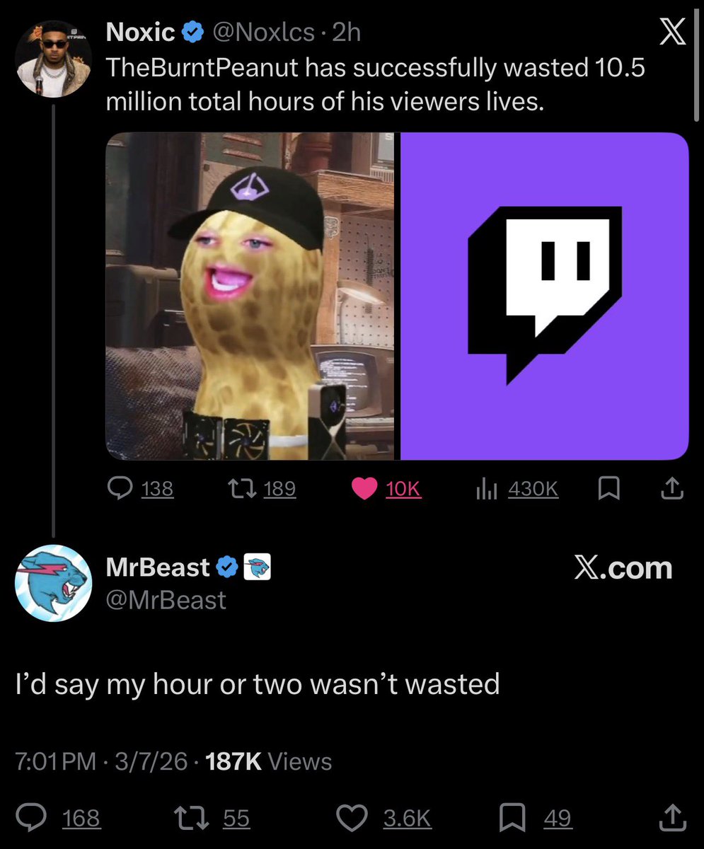 Damn mr beast is full chud