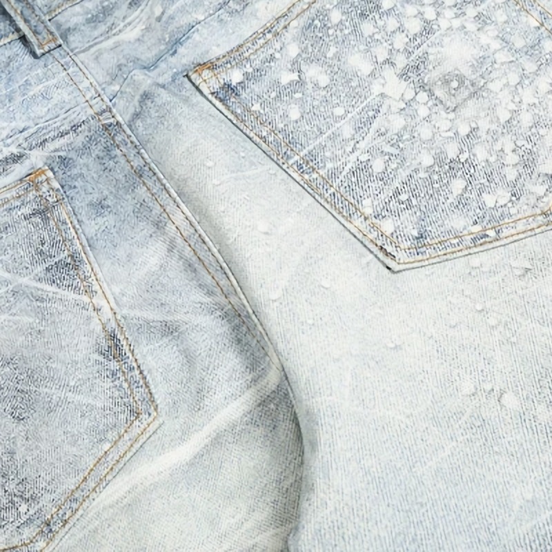 cloutcollection's tweet photo. 'Gossamer' Glitter Speck Wide Leg Denim Jeans