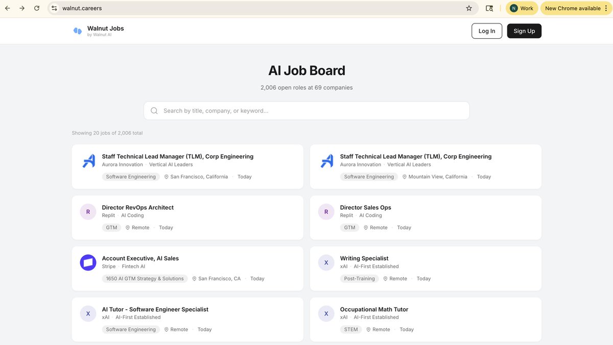Walnut Jobs - High Quality Jobs Every Day tweet media