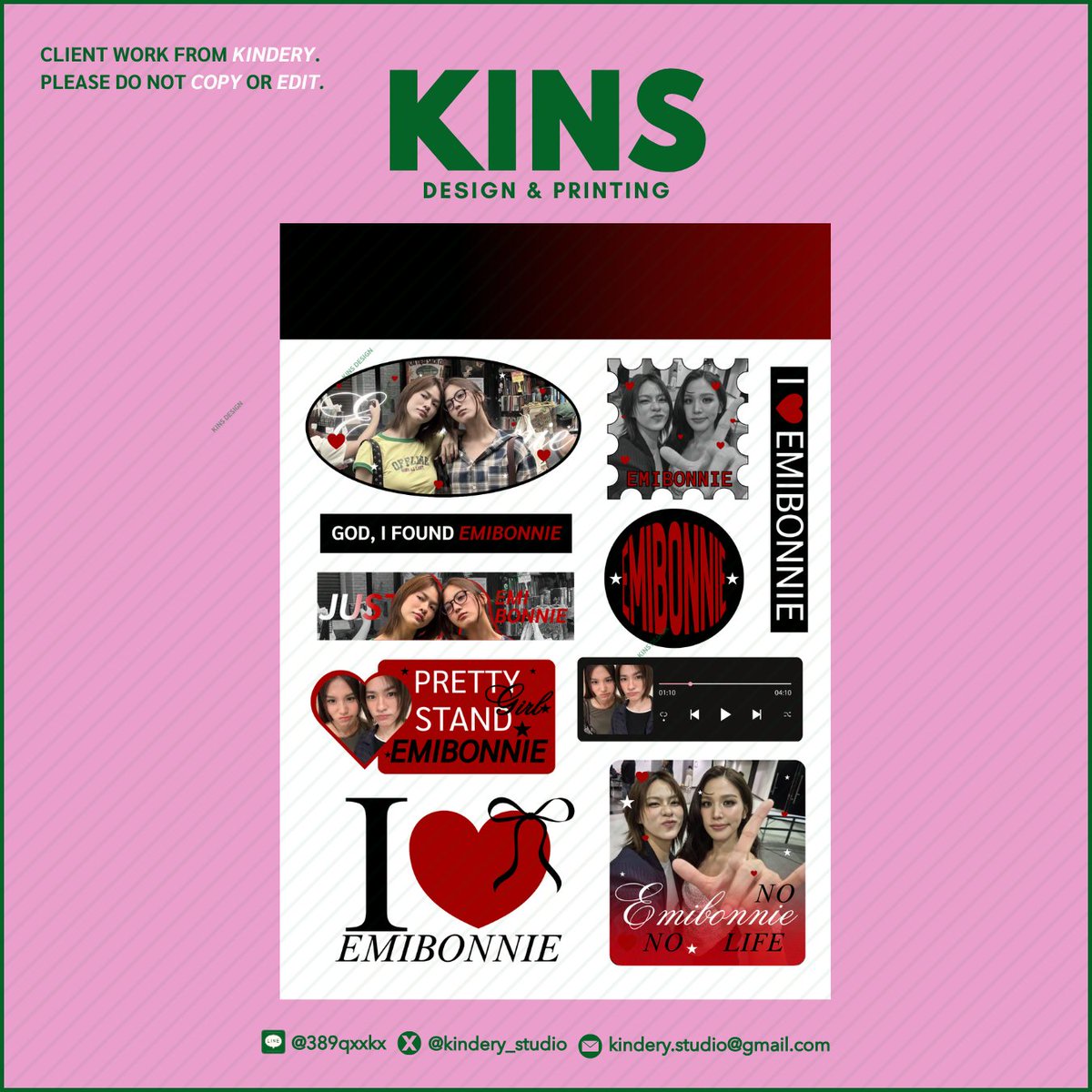Kins รับออกแบบและผลิต 💥 tweet media