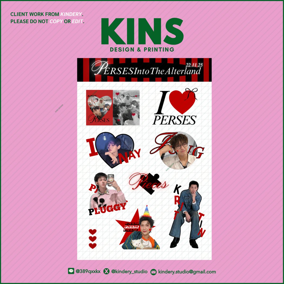 Kins รับออกแบบและผลิต 💥 tweet media
