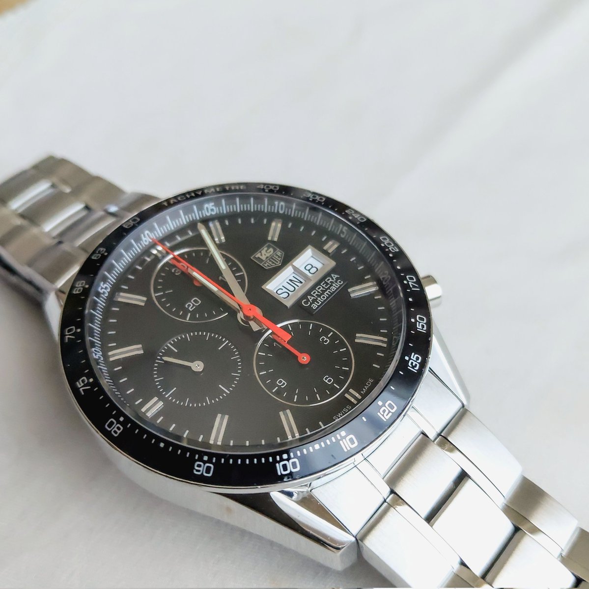 lee11325r's tweet photo. 花粉と闘いながらお出掛け #TAGHEUER https://t.co/ySi6inxH8E