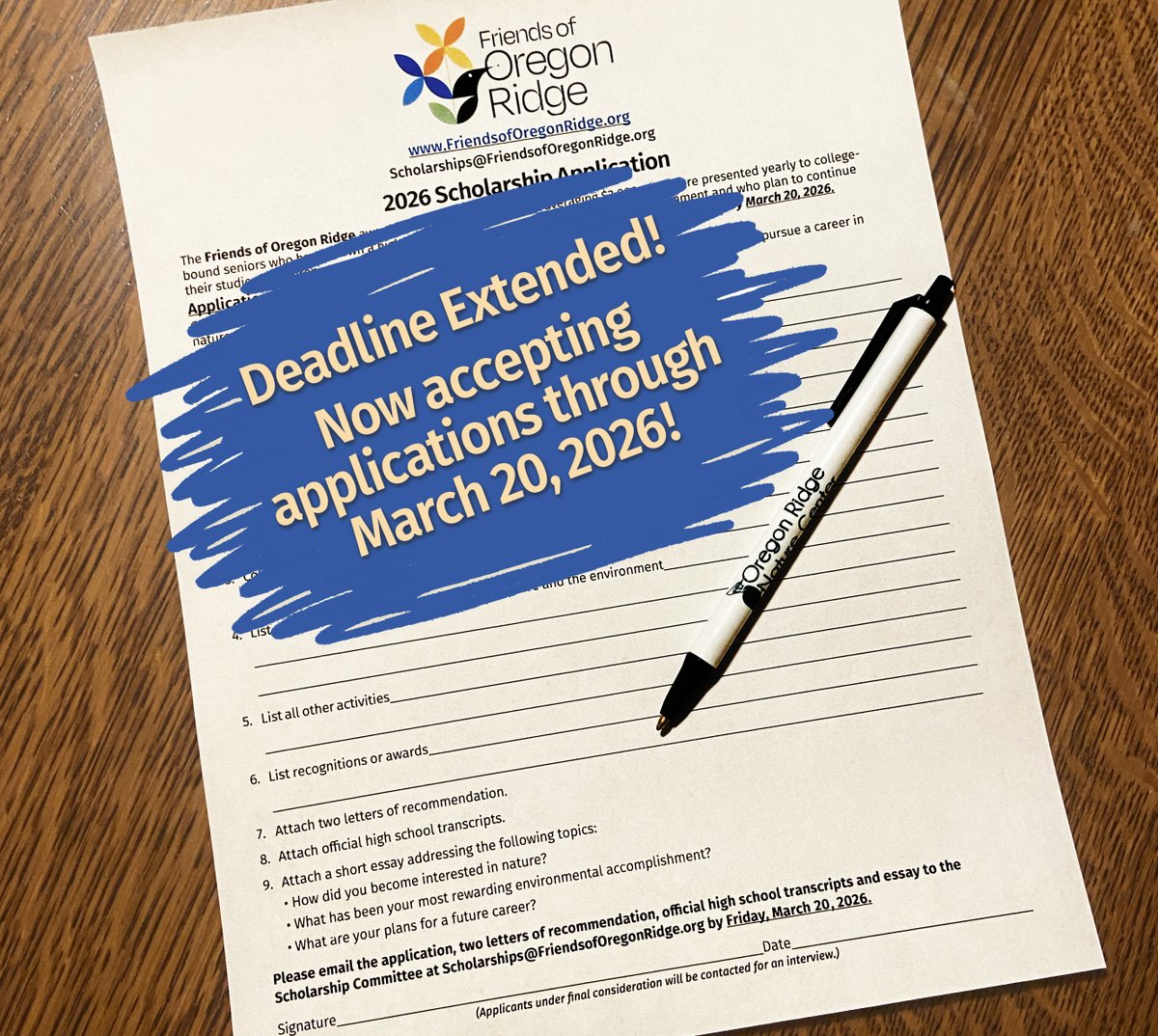 Friends of Oregon Ridge tweet media