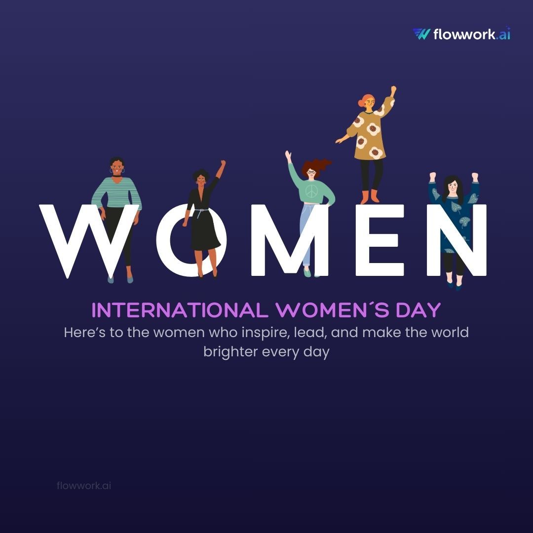 FlowworkAi's tweet photo. Celebrating the strength, grace, and achievements of every woman today and every day. Happy Women’s Day! 🌸✨

#WomensDay #EmpowerWomen #CelebrateWomen #WomenInspire #StrengthAndGrace #RespectWomen #WomenPower #WomensSupportWomen #InternationalWomensDay #Equality https://t.co/uTaePYnXDL