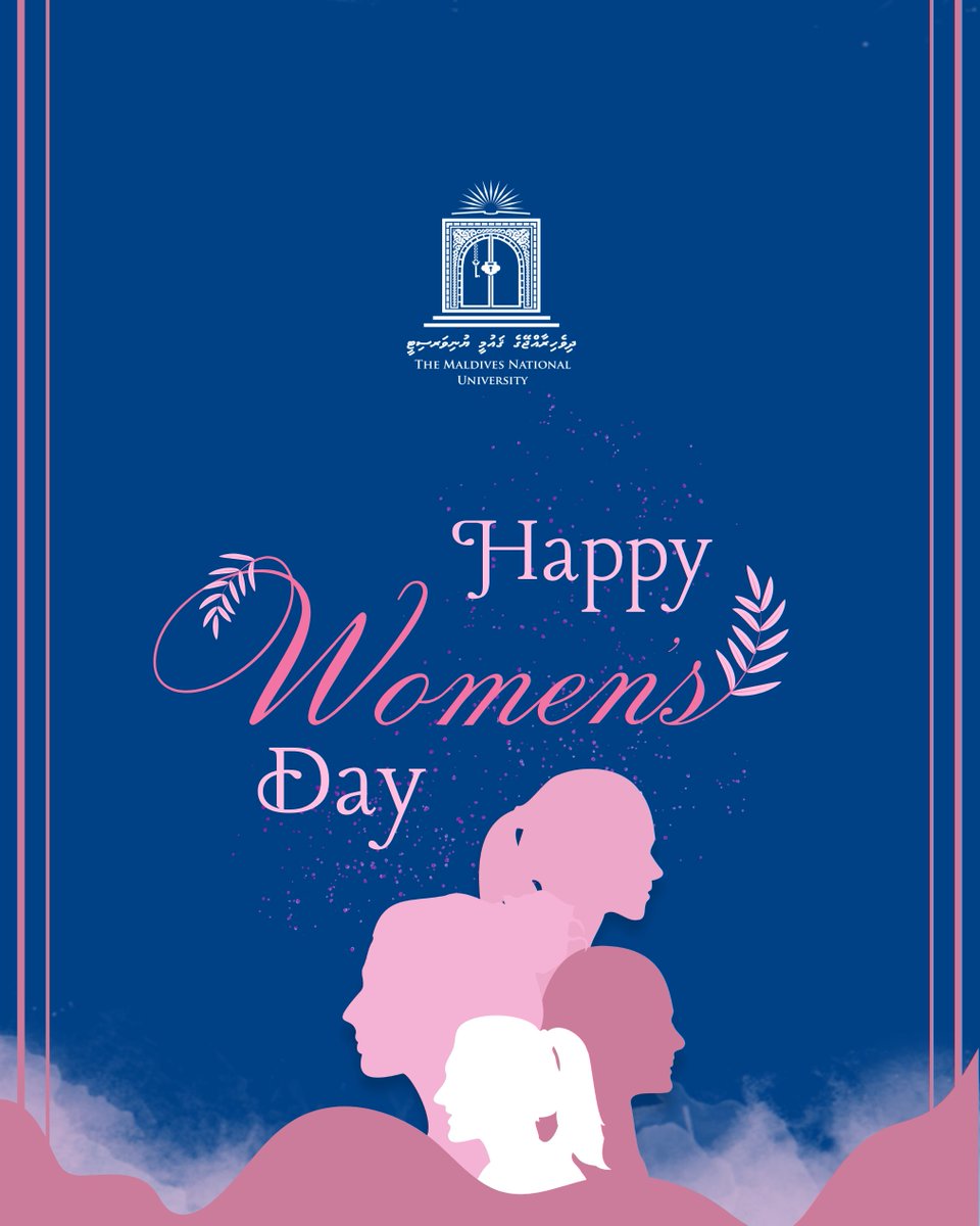 Celebrating the strength, achievements, and inspiring contributions of women everywhere.
MNU extends warm wishes on the occasion of International Women’s Day to all the remarkable women in our society.

#Internationalwomensday #mnu #no1universityinthemaldives