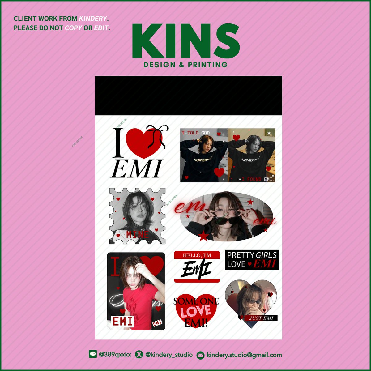 Kins รับออกแบบและผลิต 💥 tweet media