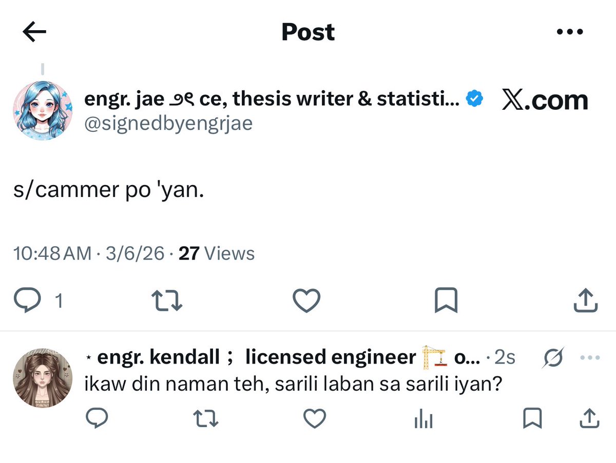⋆ engr. kendall ；licensed engineer 🏗 open ! tweet media