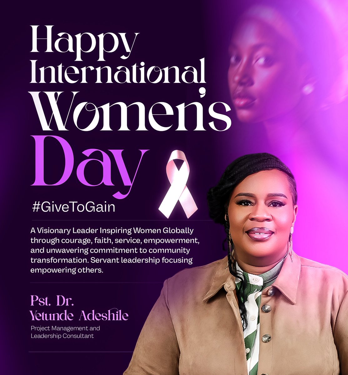 Dr. Yetunde Adeshile ChPP, RPP, FAPM, RSA, MBA tweet media